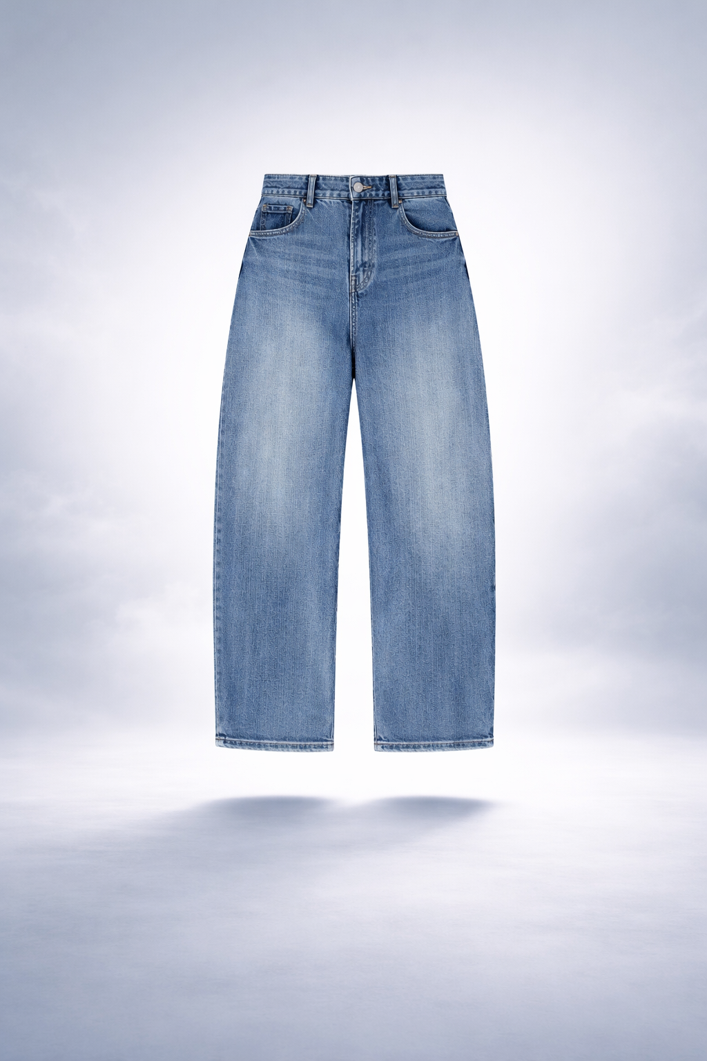 Sun Fade Heavyweight Denim Jeans