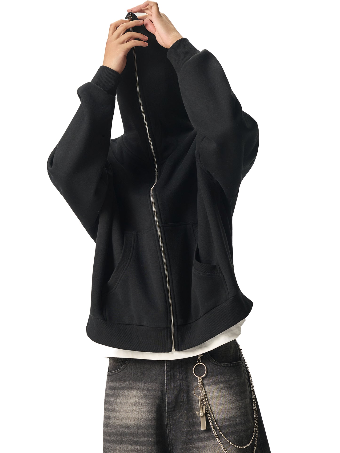Heaven Fleece Zip Boxy Hoodie