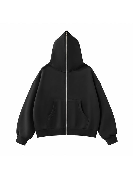 Heaven Fleece Zip Boxy Hoodie